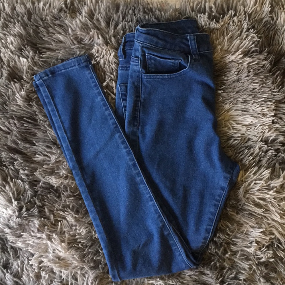 Forever 21 High waisted blue jeans
